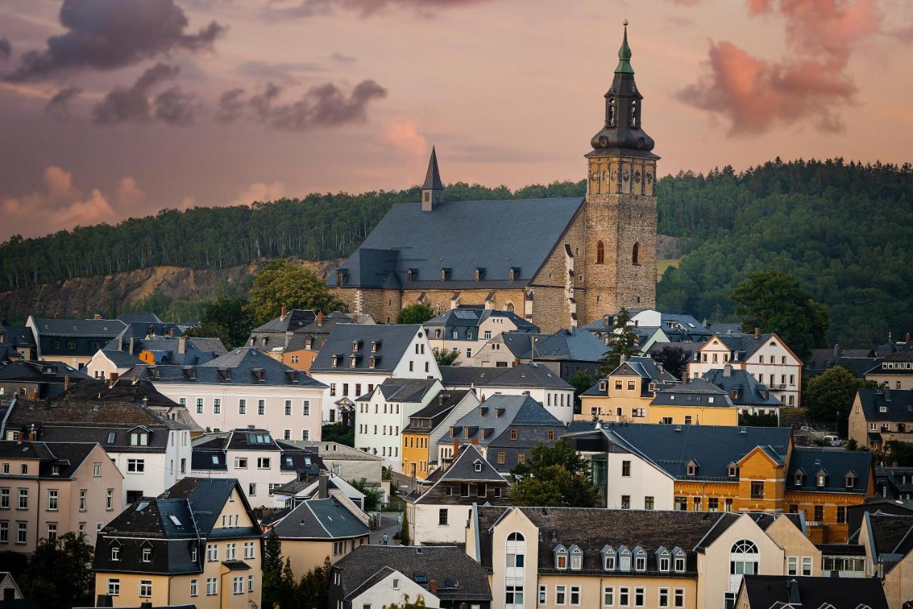 Berghotel Steiger - Erzgebirge Schneeberg  Exteriér fotografie