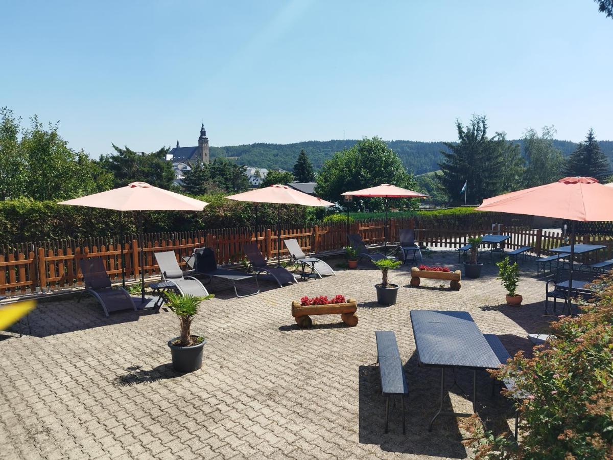 Berghotel Steiger - Erzgebirge Schneeberg  Exteriér fotografie